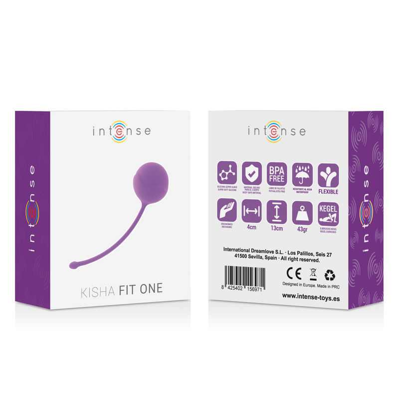 Intense Kisha Fit One - Bolas Kegel de Silicona Lila