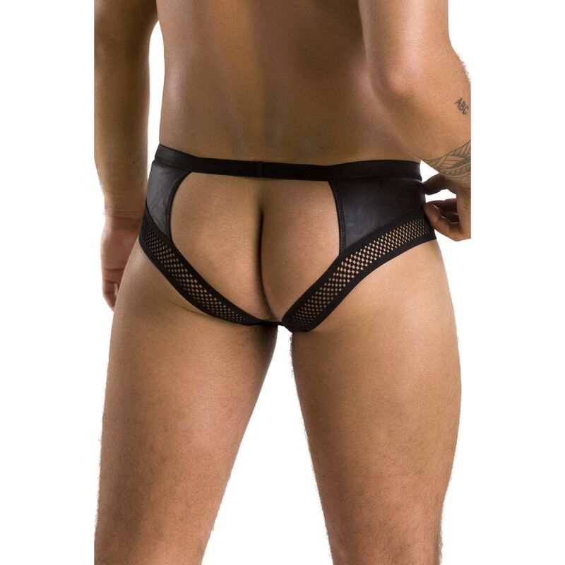 Passion 030 Open Slip Tom Black L/XL