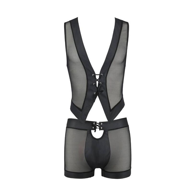 Passion Men 053 Set William Black - Lencería Masculina Talla S/M