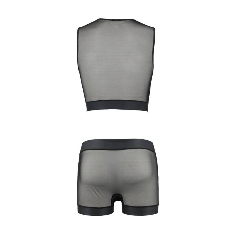 Passion Men 053 Set William Black - Lencería Masculina Talla S/M