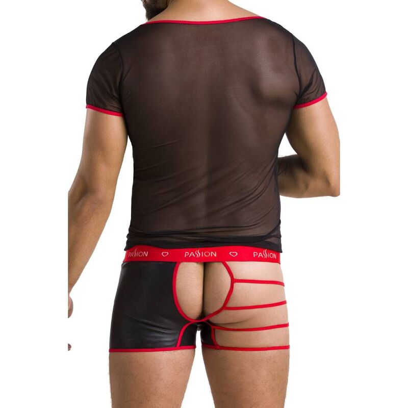 Passion 055 Set Mark Black L/XL - Lencería Masculina