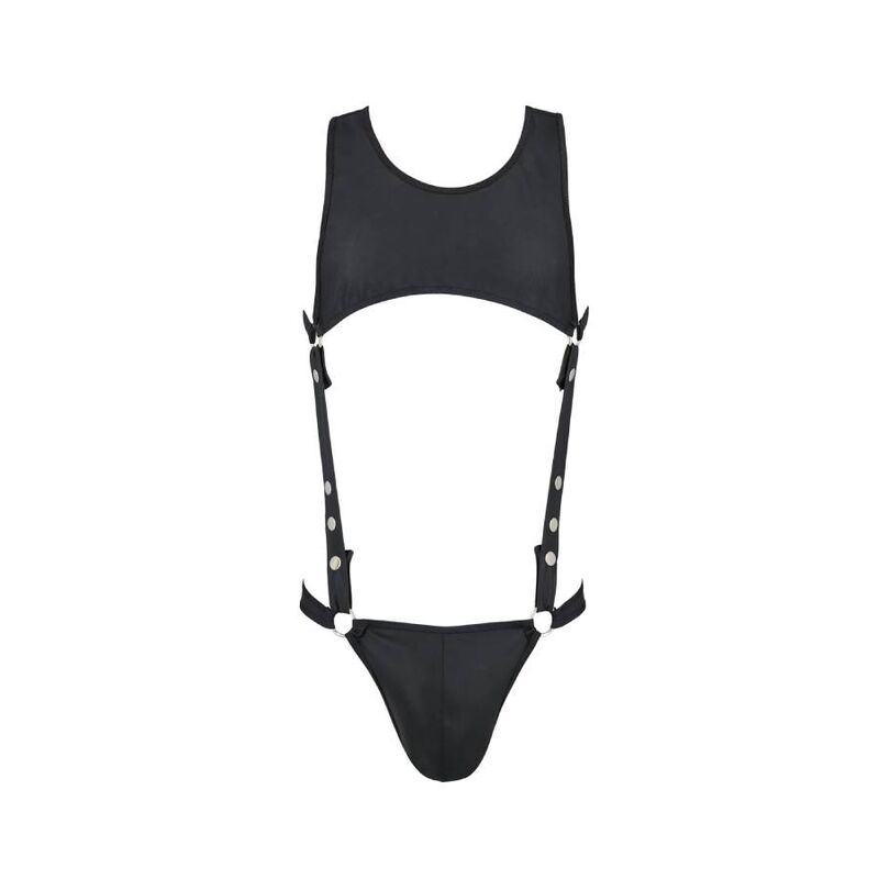 Passion 056 Body Adam Black - Arnés Masculino Talla S/M