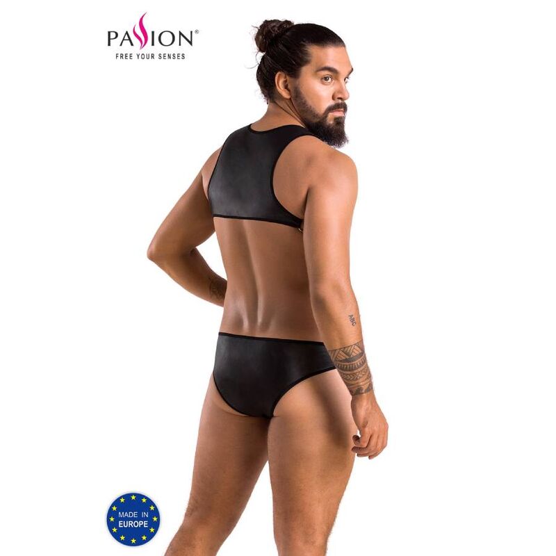 Passion 056 Body Adam Black - Arnés Masculino Talla S/M