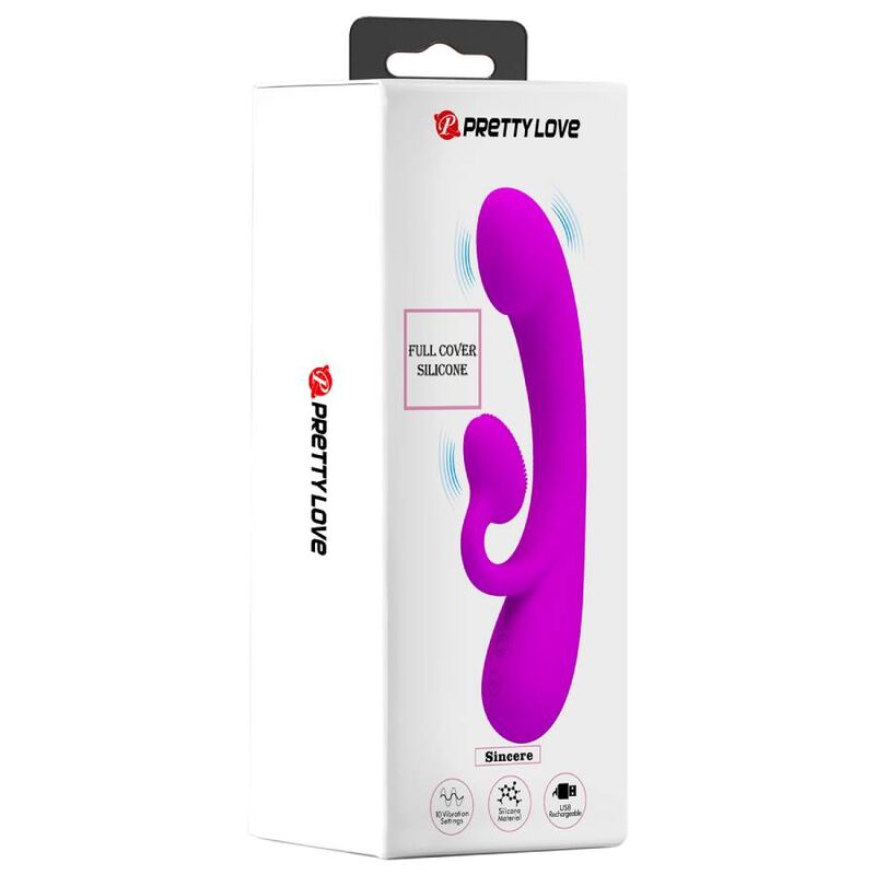 Pretty Love Sincere - Vibrador y Succionador de Silicona