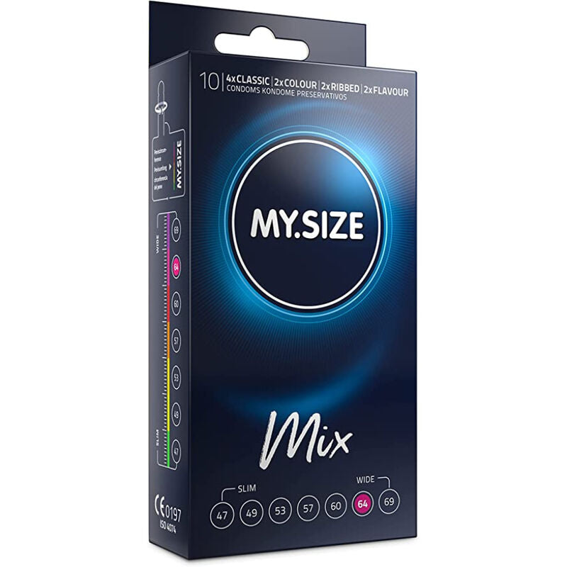 My Size Mix Condones 64 mm - Pack de 10 Unidades