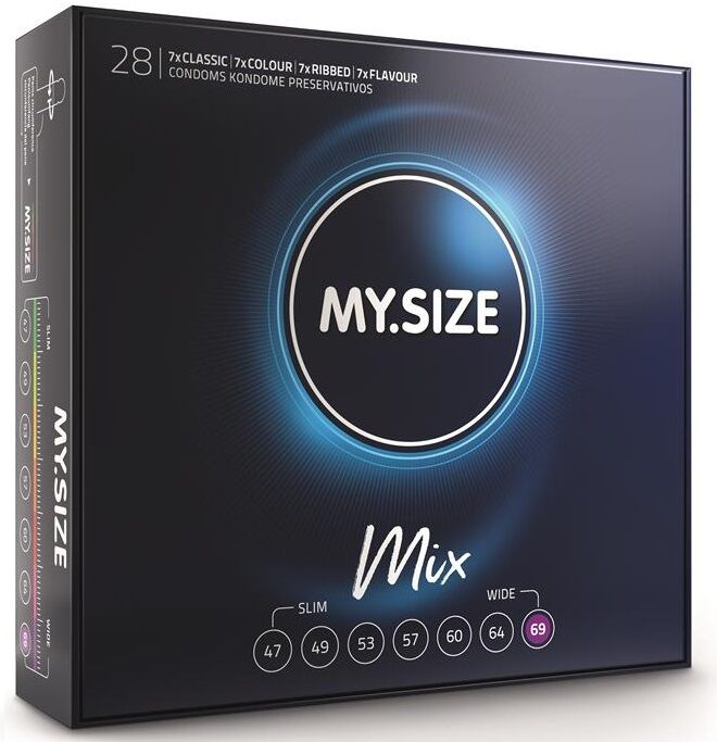 My Size Mix Preservativos 69 mm - Pack 28 Unidades