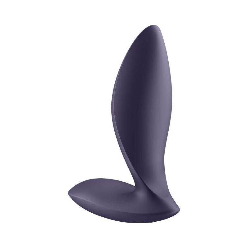Satisfyer Power Plug Purple - Plug Vibrador con 12 Modos