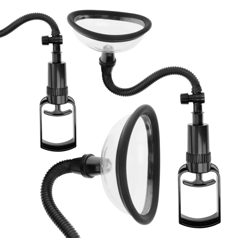 Intense Pump Vaginal Manual con Dos Copas Intercambiables