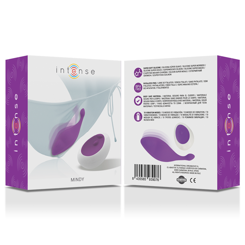 Intense Mindy Pantie Purple - Control Remoto
