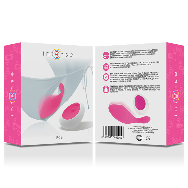 Intense Rob Pantie Remote Control Pink