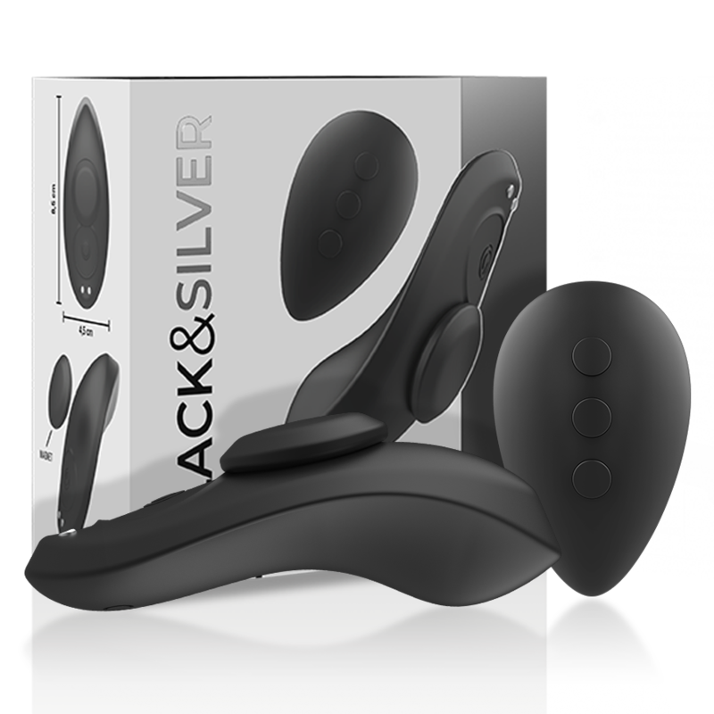 BLACK&SILVER Preston - Vibrador de Silicona Recargable