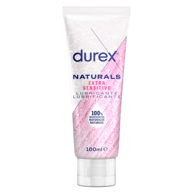 Durex Naturals Extra Sensitive Lubricante 100 ml - Base Acuosa con Aloe Vera