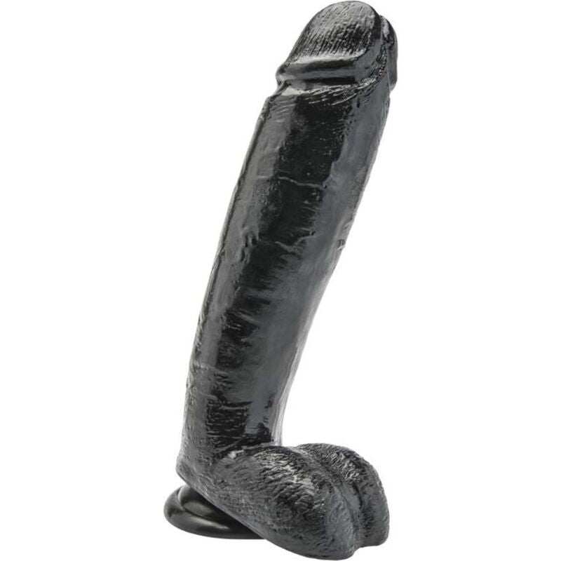 Get Real Dildo 25,5 cm con Bolas Negro