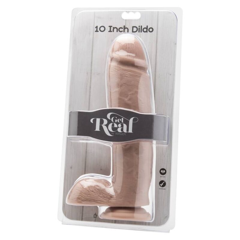 Get Real Dildo 25,5 cm con Bolas - Diseño Realista