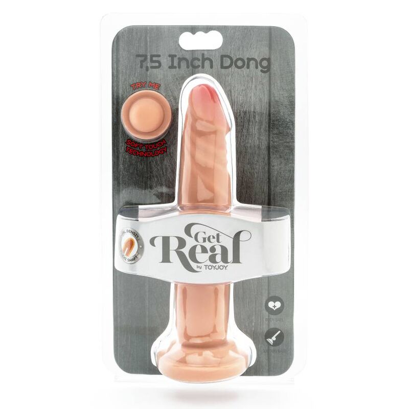 Get Real Dual Density Dong 19 cm - Diseño Ergonómico