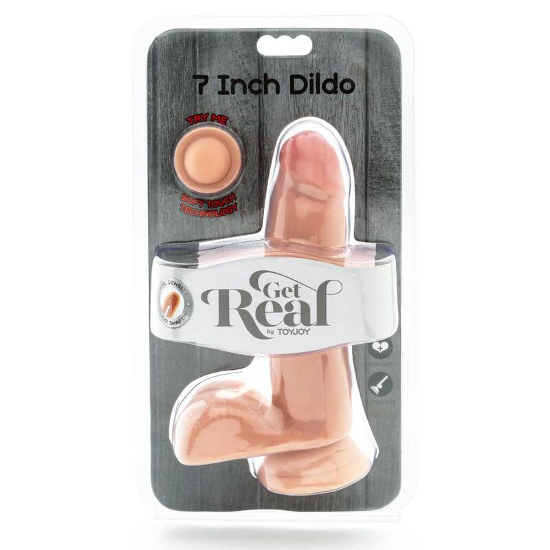 Get Real Dual Density Dildo 12 cm - Diseño Realista