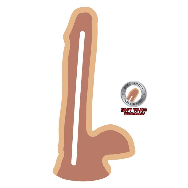 Get Real Dual Density Dildo 17 cm - Diseño Ergonómico