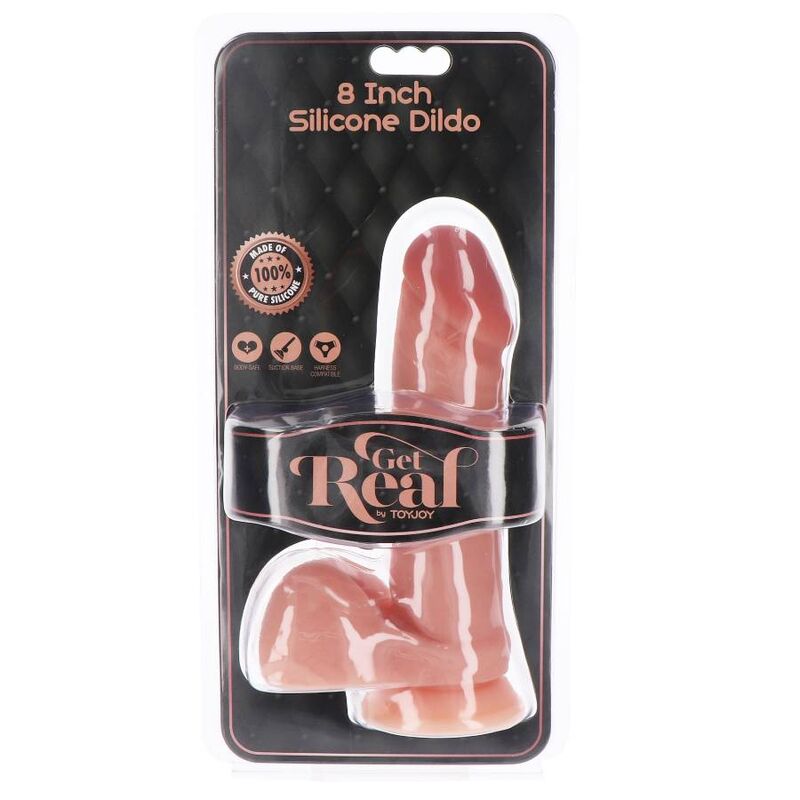 Get Real Dildo Silicona 20,5 cm con Bolas