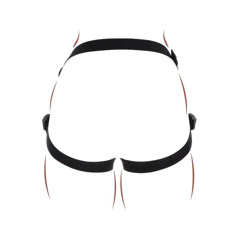 Get Real Strap-On Harness Black