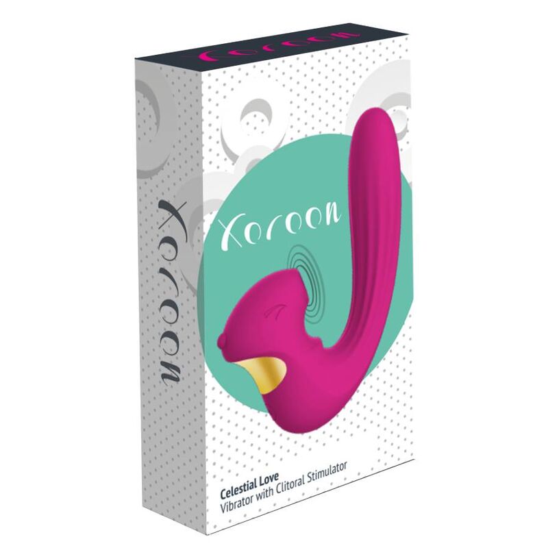 XOCOON Celestial Love Vibe Stimulator Fucsia - Estimulador Dual para Parejas