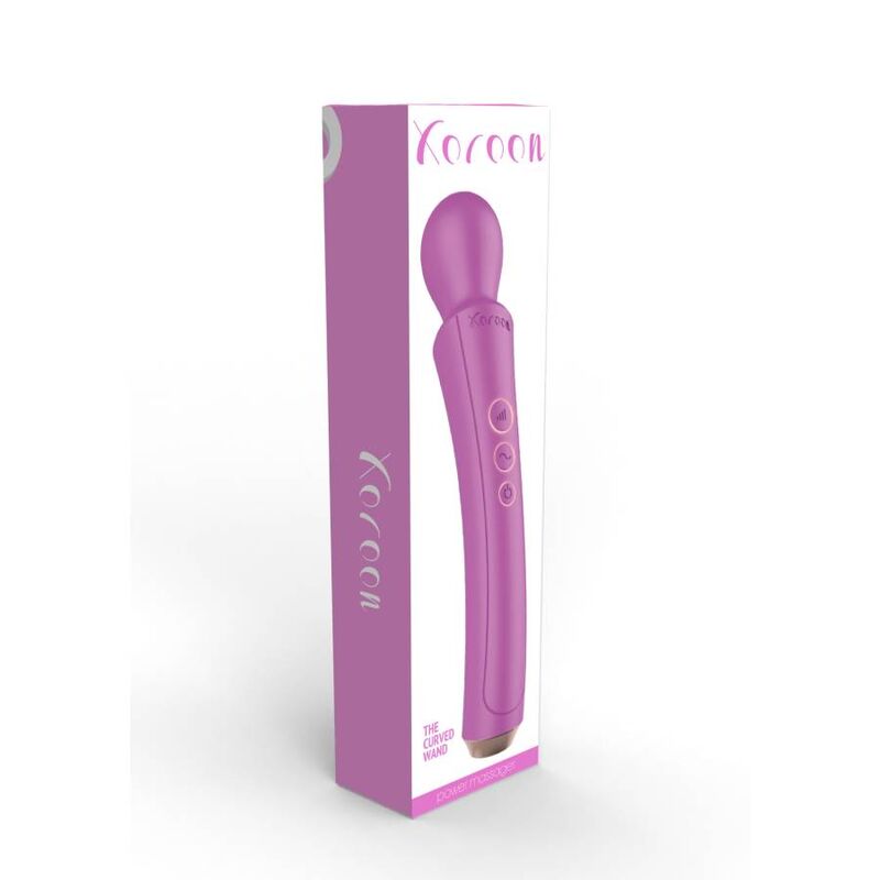 Xocoon The Curved Wand Fuchsia - Vibrador Doble Estimulador con LED