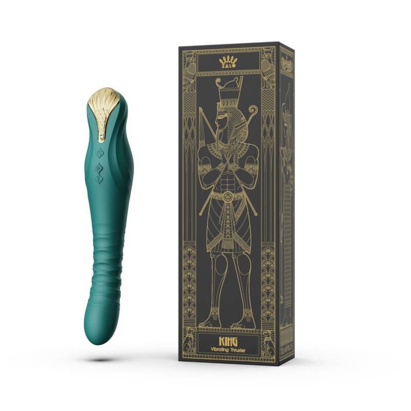 Zalo King Thruster Green - Vibrador de Diseño Ergonómico