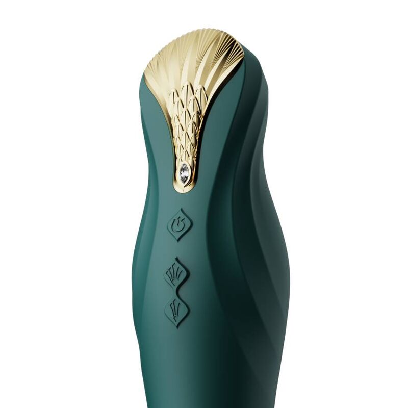 Zalo King Thruster Green - Vibrador de Diseño Ergonómico