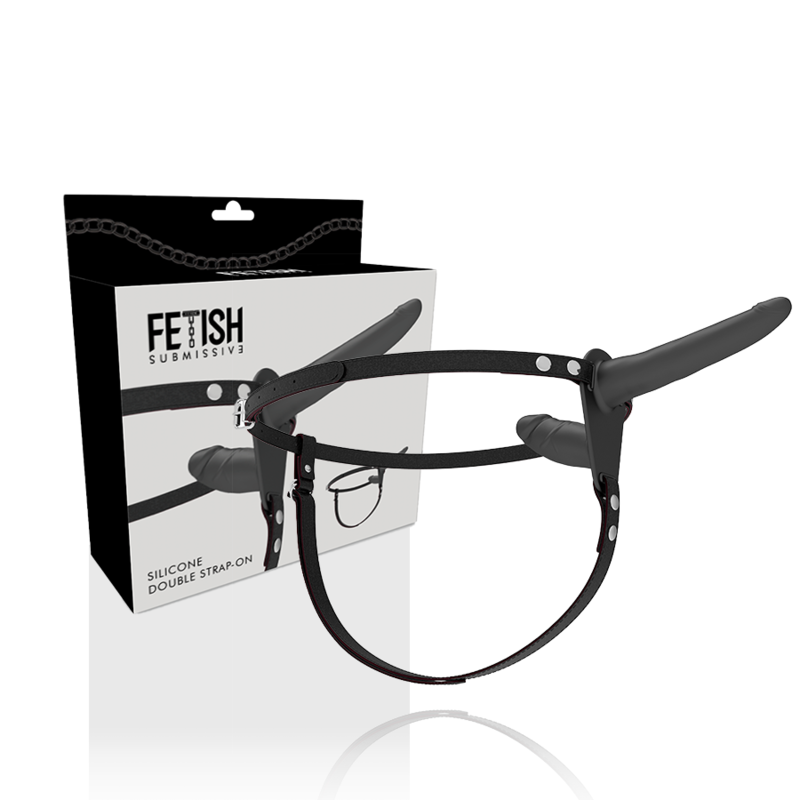 Fetish Submissive Harness Black - Arnés de Doble Penetración