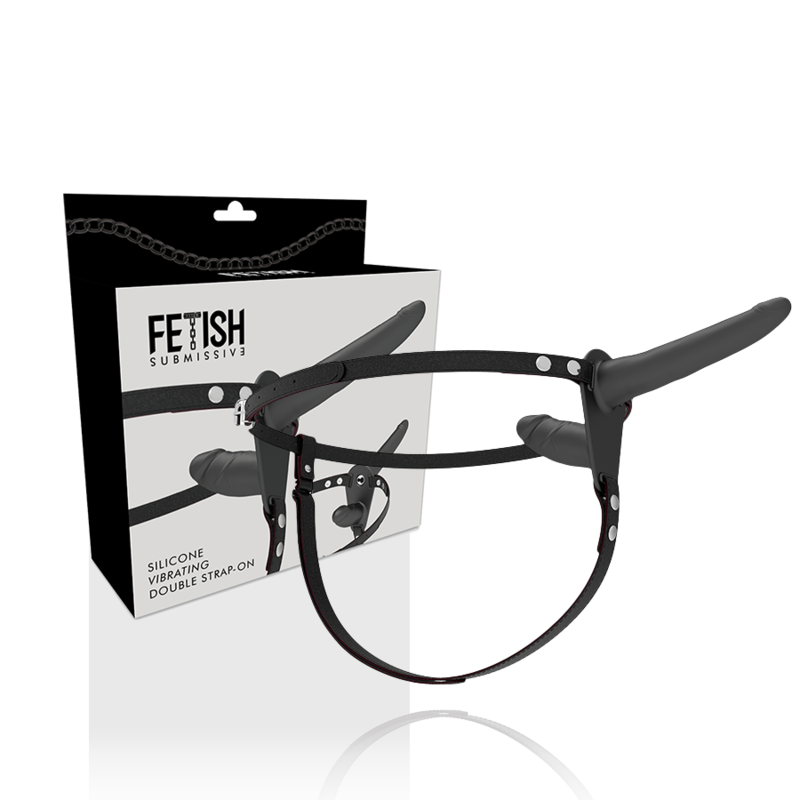 Fetish Submissive Harness - Arnés de Doble Penetración Negro