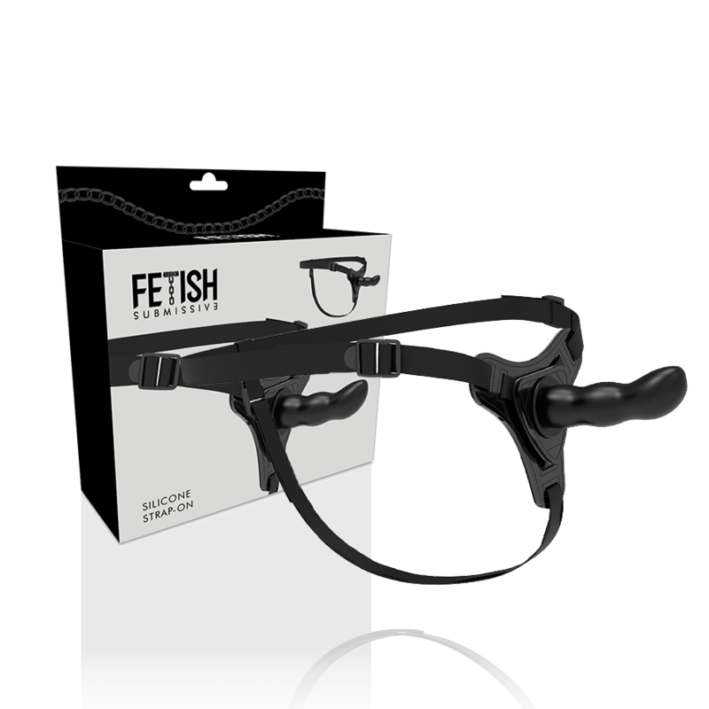 Fetish Submissive Harness - Arnés Negro de Silicona