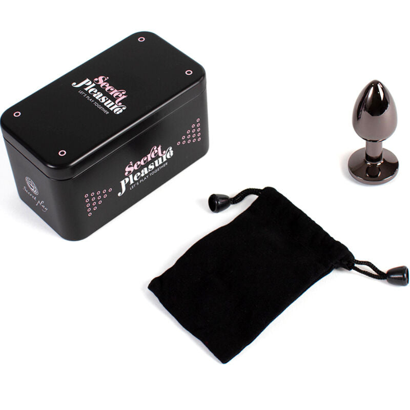Secret Play Gunmetal Plug Anal Pequeño 7 cm