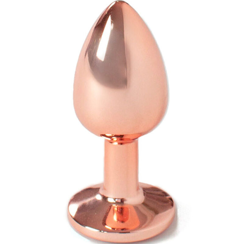 Secretplay Metal Butt Plug Rose Gold Small - 7 cm Aluminio Ultra Suave