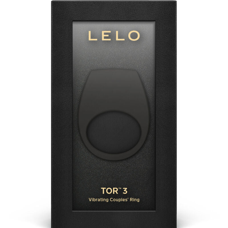 LELO TOR 3 Black - Anillo Vibrador de Diseño Premium
