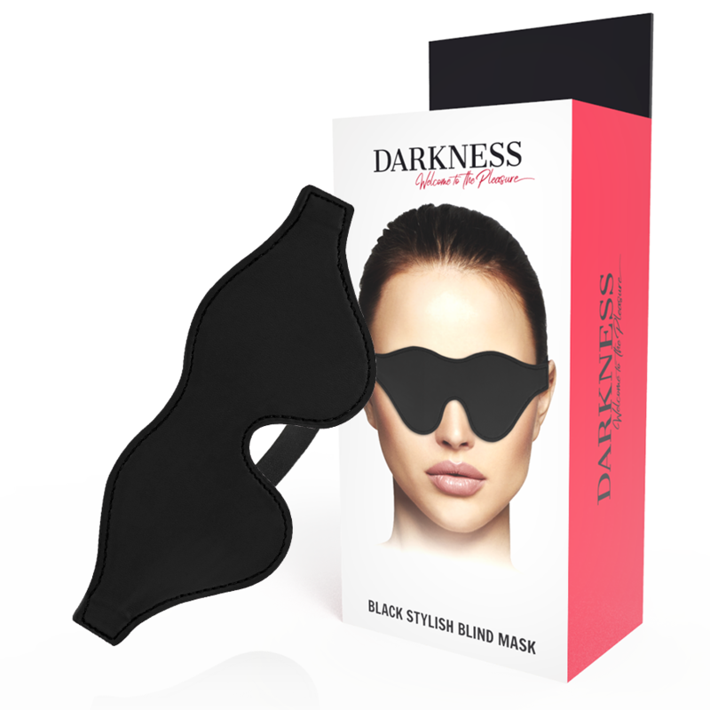 Darkness Black Mask - Máscara de Ojos PVC Ajustable