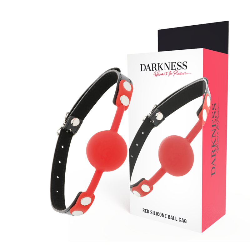 Darkness Red Silicone Gag - Accesorio Bondage