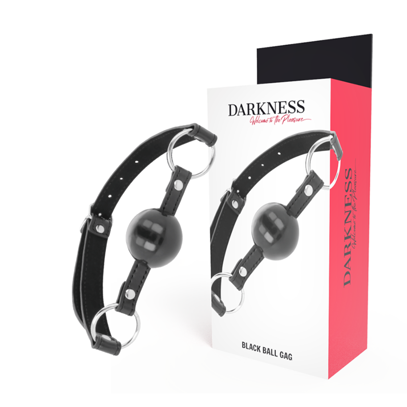 Darkness Black Ball Gag - Mordaza de Bola para Bondage