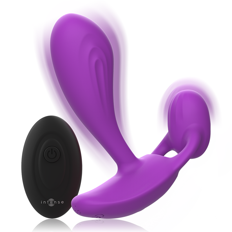 Intense Shelly Plug Anal Control Remoto Púrpura