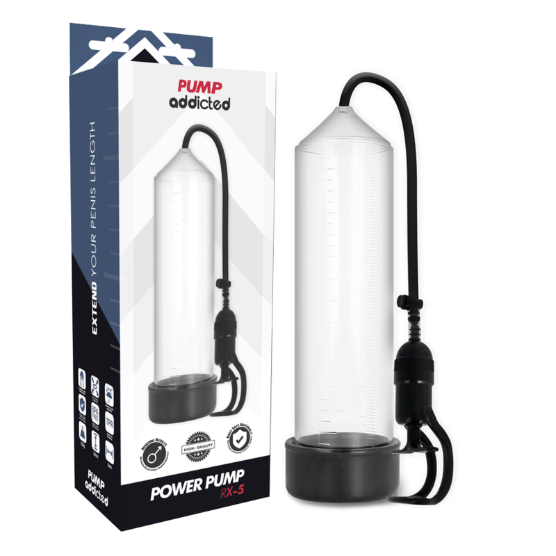 Pump Addicted RX5 Transparent - Bomba de Vacio