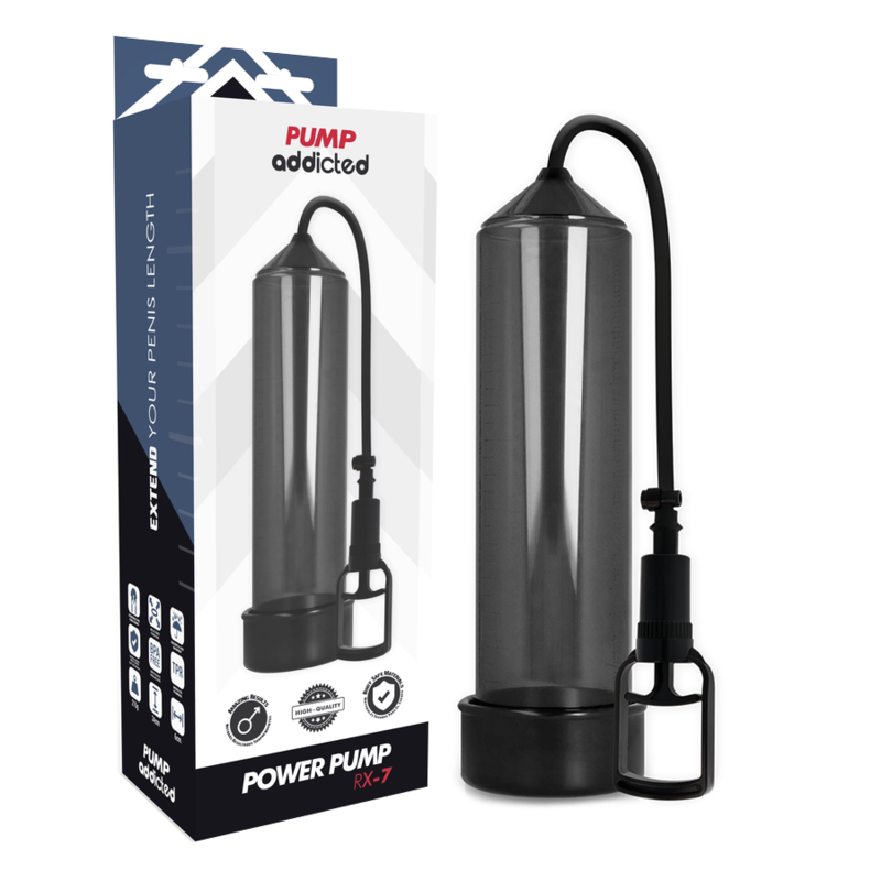 PUMP ADDICTED RX7 Black - Bomba de Vacio Profesional