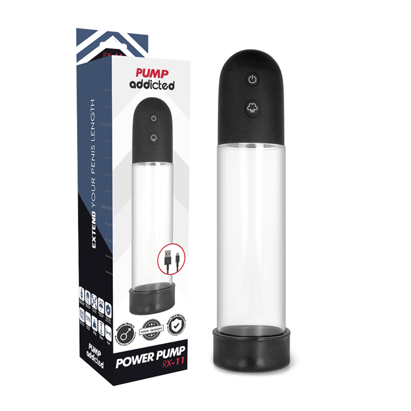 Pump Addicted RX11 Bomba Erección Automática con Medidor Presión
