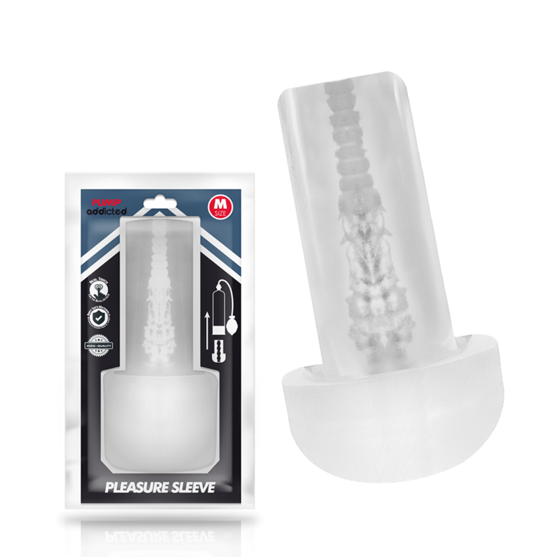 Pump Addicted Pleasure Sleeve Masturbador Talla M
