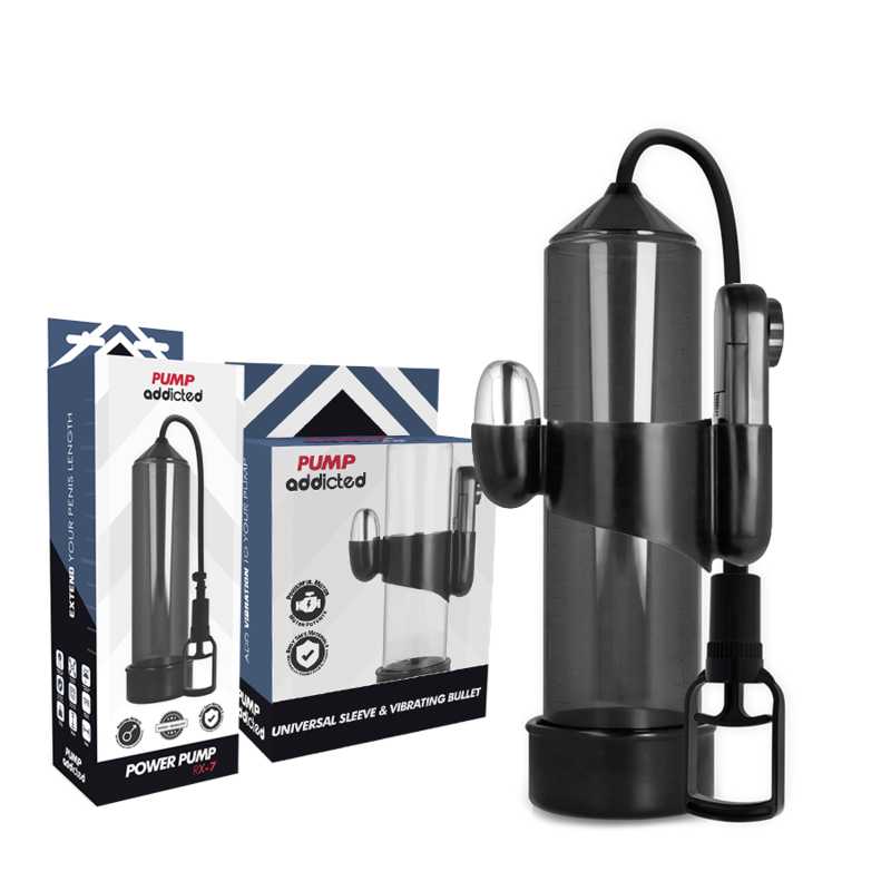 Pump Addicted RX7 Black Vibrator