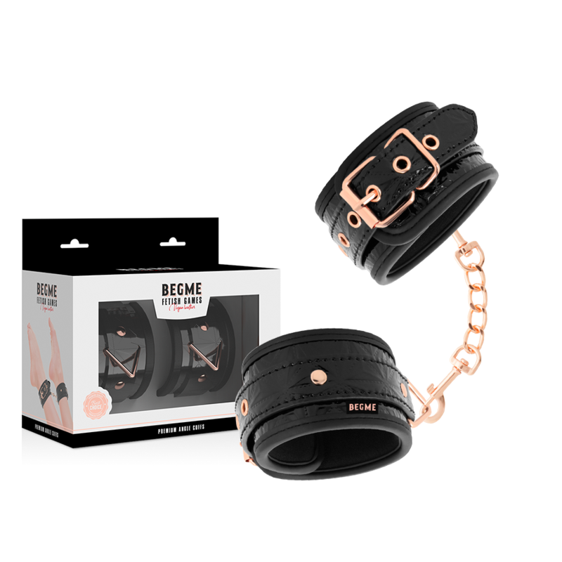 BEGME Black Edition Premium Ankle Cuffs - Tobilleras con Forro Neopreno