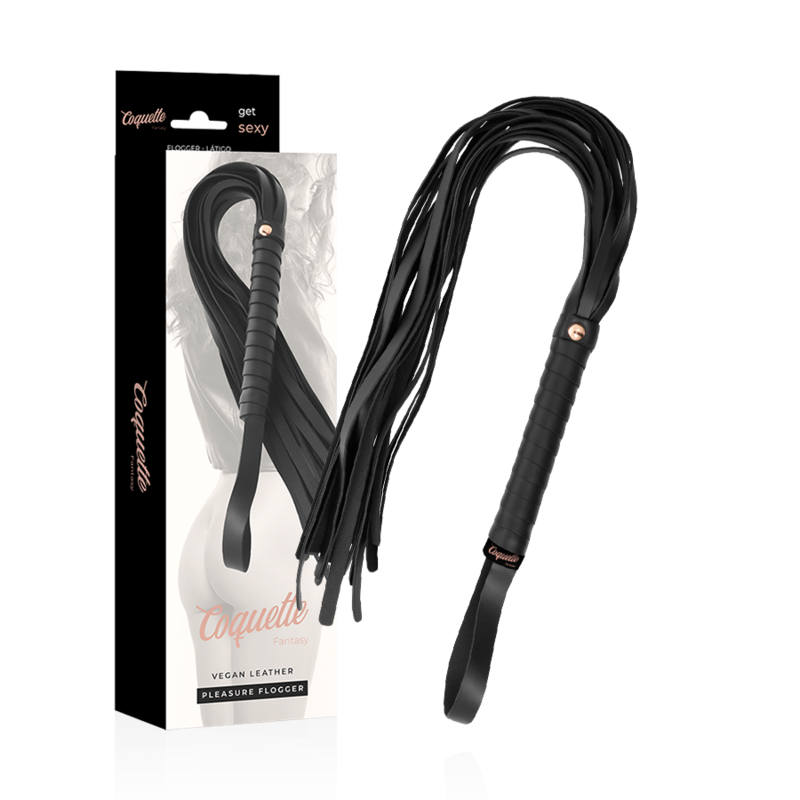 Coquette Chic Desire - Flogger de Cuero Vegano para BDSM