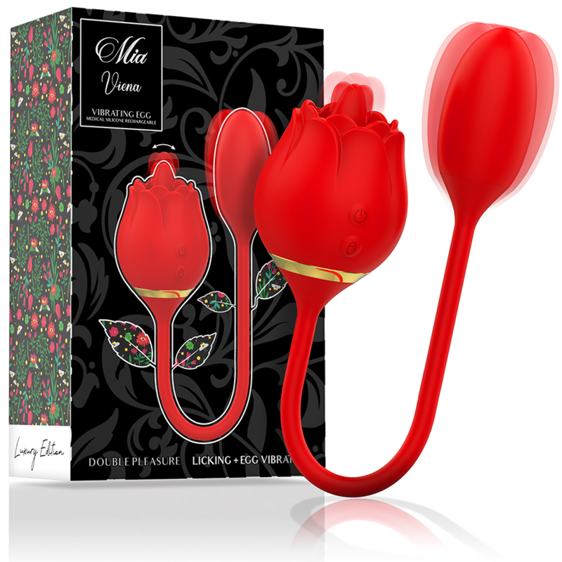 Mia Vienna Double Pleasure - Estimulador Lingual y Vibrador