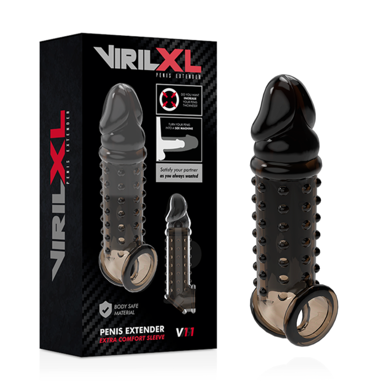 VIRILXL Penis Extension and Sheath V11 Black