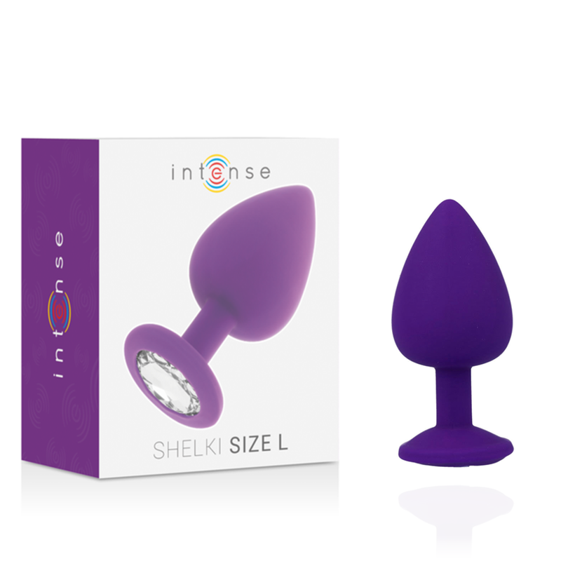 Intense Shelki L Plug Anal Lilac - Silicona Médica