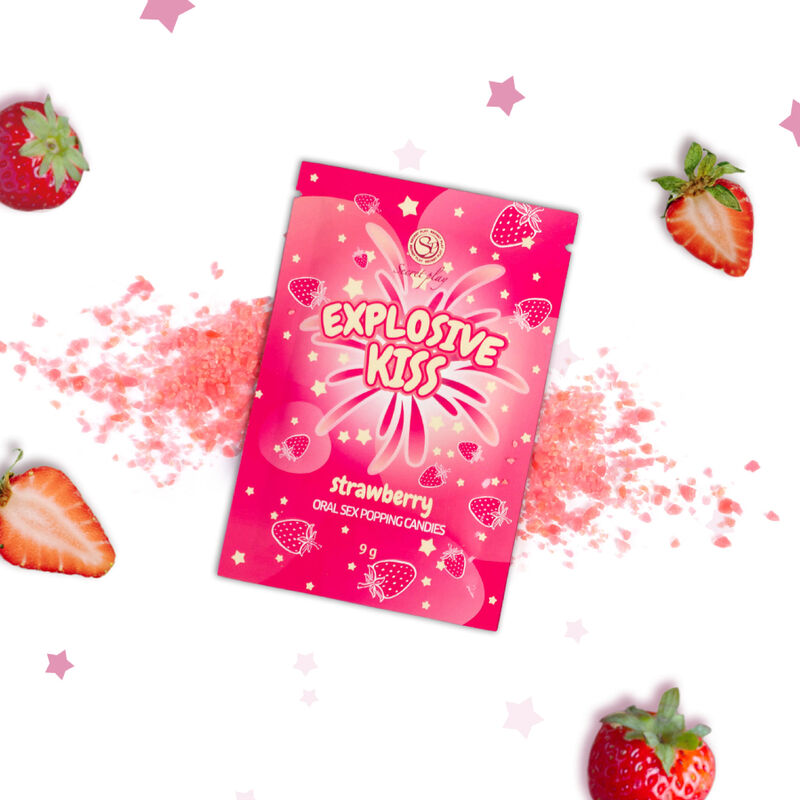 Secretplay Strawberry Explosive Candies - Caramelos de Fresa