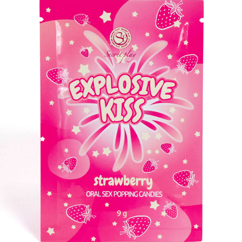 Secretplay Strawberry Explosive Candies - Caramelos de Fresa