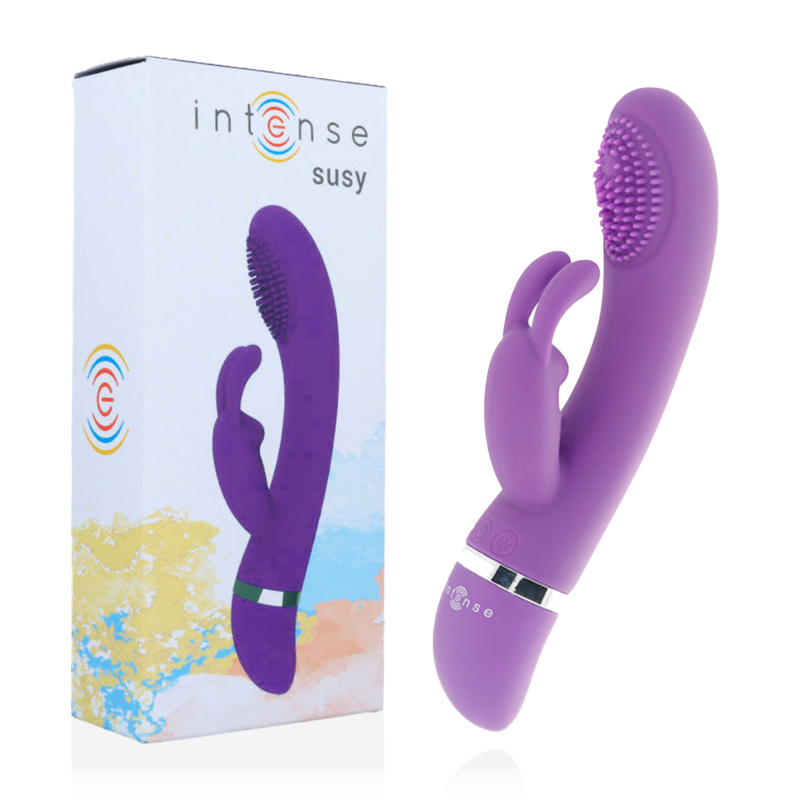 Intense Susy Silicone Rabbit Lilac - Vibrador Oscilante